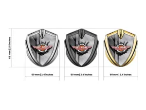 Metall Kuppel Emblem Tuning Design Glänzend Max